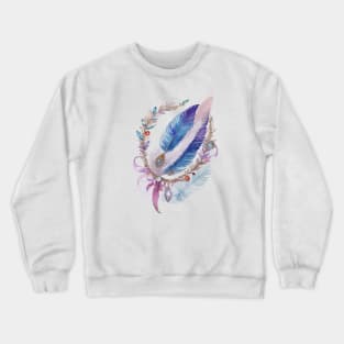 Bird Feathers Crewneck Sweatshirt